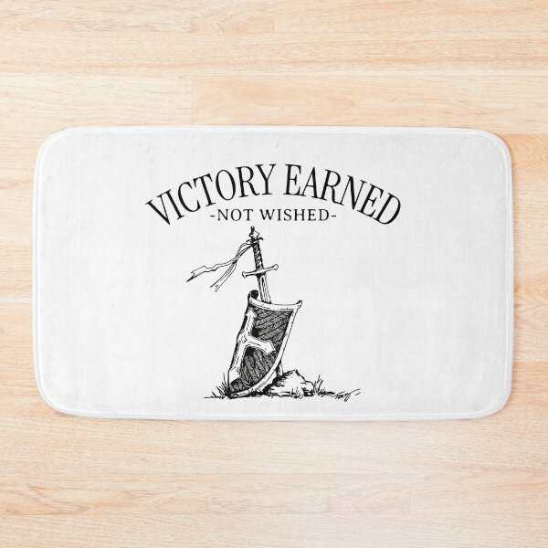 Item preview, Victory Earned Not Wished - Warrior Mindset Gym Discipline designed and sold by Superiors-s.