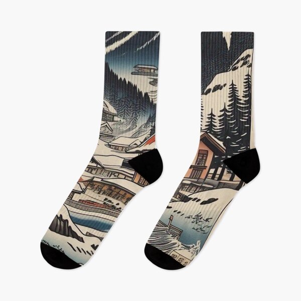 Item preview, Shredding Serenity: Ukiyo-e Mountains designed and sold by Vandy Fullam.