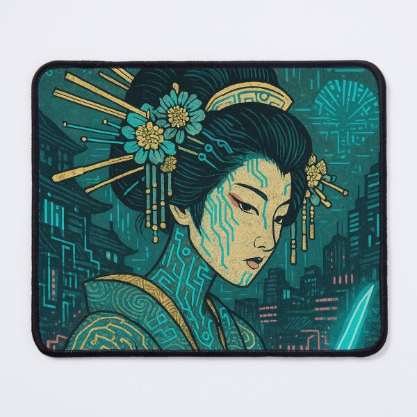 Item preview, Neon Geisha of the Future designed and sold by JPN-NOGRAY-SHOP.