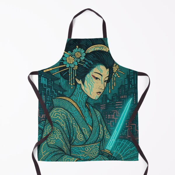 Item preview, Neon Geisha of the Future designed and sold by JPN-NOGRAY-SHOP.