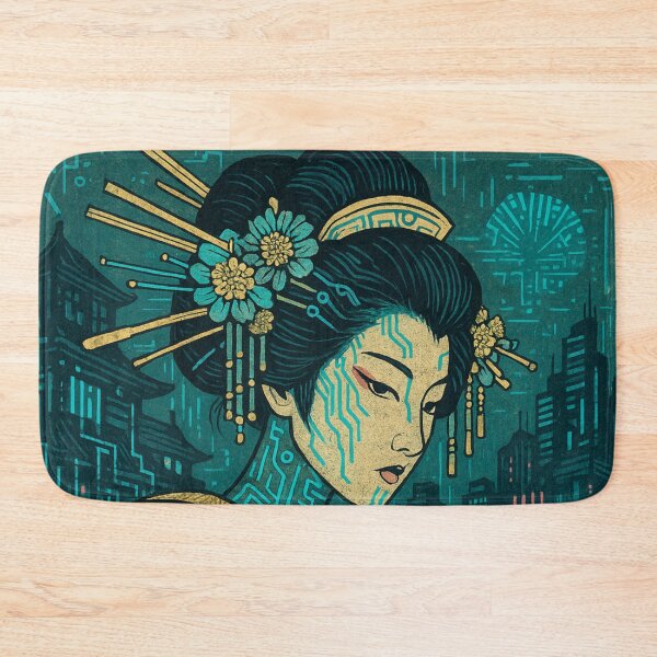 Item preview, Neon Geisha of the Future designed and sold by JPN-NOGRAY-SHOP.