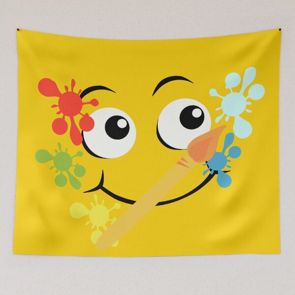 Item preview, Emoji - painter face designed and sold by Aurealis Creatief.