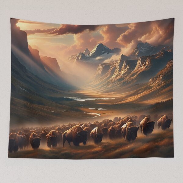 Item preview, Bison Art #8 | Buffalo Bison Lovers designed and sold by ksgraphics222.