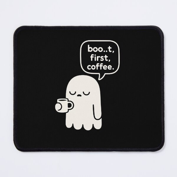 Item preview, Ghost Coffee – Nerdy ghost with caffeine needs designed and sold by nkhookysun.