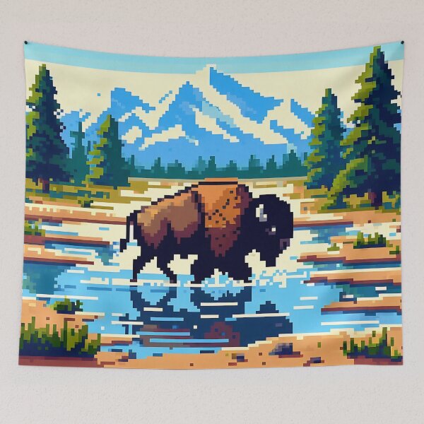 Item preview, Bison Art #9 | Buffalo Bison Lovers designed and sold by ksgraphics222.
