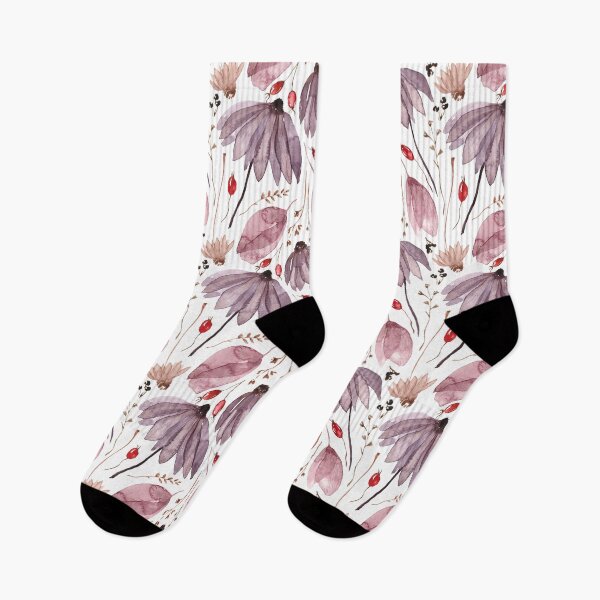 Item preview, Delicate Watercolor Floral on White designed and sold by EMA Studio.