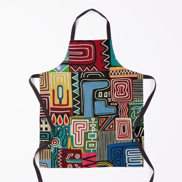 Item preview, Energetic Tribal Spirit Symbols Collage designed and sold by JeWuKa.