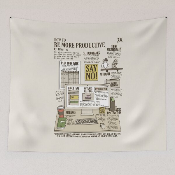 Item preview, How to Be More Productive at Work (TKsuited) designed and sold by TKsuited.