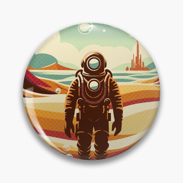 Item preview, Deep Sea Diver Walking Through a Desert designed and sold by Ghost on Toast.