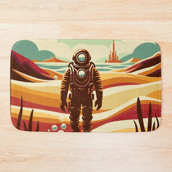 Item preview, Deep Sea Diver Walking Through a Desert designed and sold by Ghost on Toast.