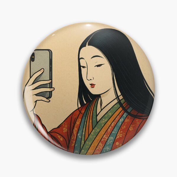 Item preview, Heian Selfie: Tradition Meets Technology designed and sold by JPN-NOGRAY-SHOP.