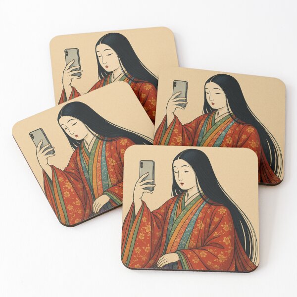 Item preview, Heian Selfie: Tradition Meets Technology designed and sold by JPN-NOGRAY-SHOP.