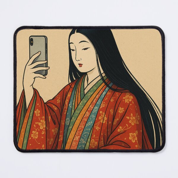 Item preview, Heian Selfie: Tradition Meets Technology designed and sold by JPN-NOGRAY-SHOP.