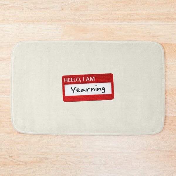 Item preview, hello i am yearning name tag name label yearner designed and sold by Kyna Arts.