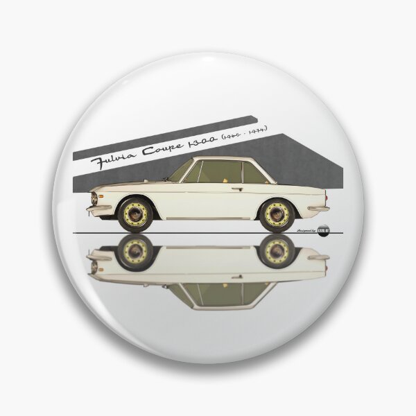 Item preview, Fulvia Coupé 1300 - 1965 -1974 - (Bianco Saratoga) – Rally Roots in Style designed and sold by Azaziel.