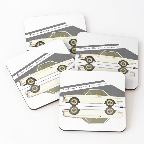 Item preview, Fulvia Coupé 1300 - 1965 -1974 - (Bianco Saratoga) – Rally Roots in Style designed and sold by Azaziel.