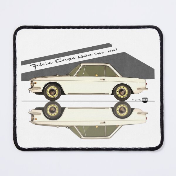 Item preview, Fulvia Coupé 1300 - 1965 -1974 - (Bianco Saratoga) – Rally Roots in Style designed and sold by Azaziel.