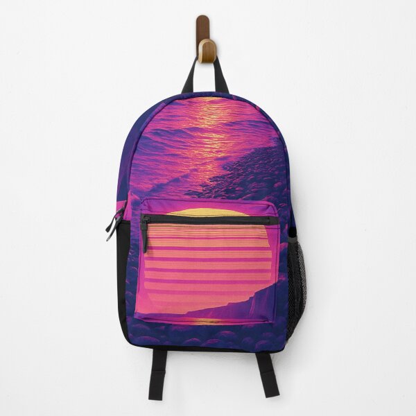 Item preview, Vaporwave Neon Beach Sunset designed and sold by Samuel Joseph.