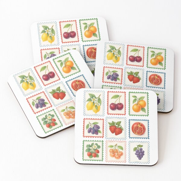 Artikelvorschau, Obst-Briefmarkensammlung entworfen und verkauft von ArtTees4U.