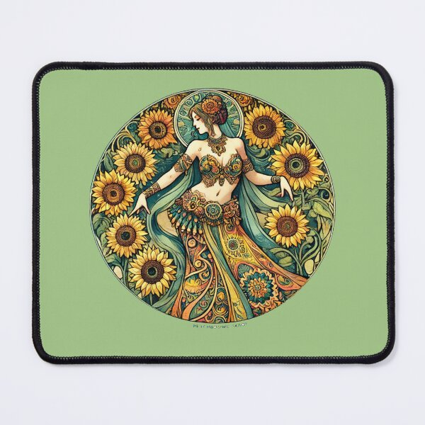 Item preview, Sunflower Belly Dancer designed and sold by FrictionMaxxing.