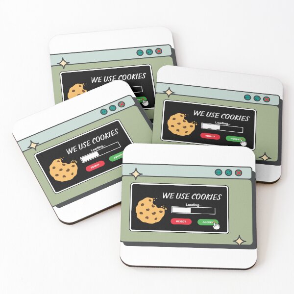 Item preview, Cute Cookie Consent Alert | Funny Browser Pop-Up Meme Design designed and sold by MOTAS Graphics .
