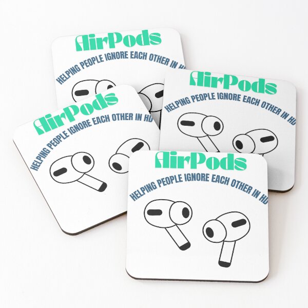 Item preview, Funny AirPods Meme | Helping People Ignore Each Other in HD designed and sold by MOTAS Graphics .