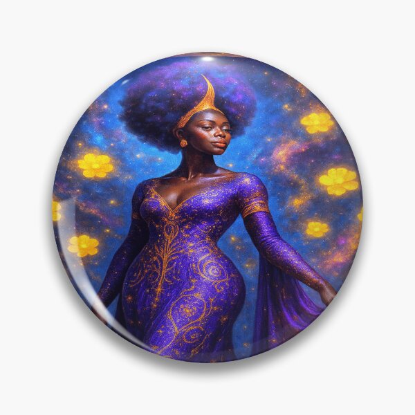 Item preview, “Cosmic Royalty: Queen of Bloom” designed and sold by Blackcanvas444.