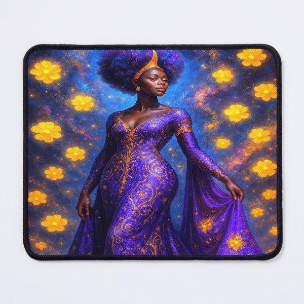 Item preview, “Cosmic Royalty: Queen of Bloom” designed and sold by Blackcanvas444.
