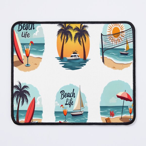 Item preview, Beach Life Stickers designed and sold by FlowerCloud.