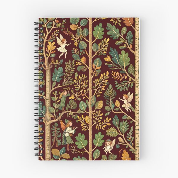Item preview, Cute floral pattern featuring Fairies and goblins after Willaim Morris Style designed and sold by Vintage Designs +.