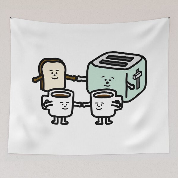 Item preview, bread guy, toaster guy and cup guys designed and sold by superbaechoo.