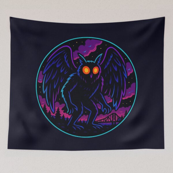 Item preview, Colorful Mothman Art designed and sold by Planetporridge.