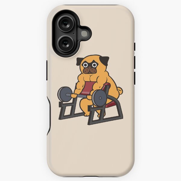 Vista previa del artículo con la obra «Predicador Curl Pug», diseñado y vendido por Huebucket.
