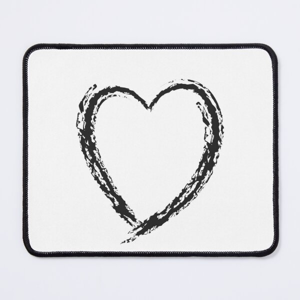 Item preview, Hand Drawn Grunge Heart Illustration Black Brushstroke Vector Symbol of Love and Emotion designed and sold by AtonuHaque.
