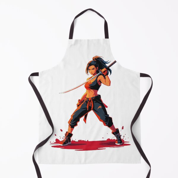 Item preview, ninja girl with katana designed and sold by HolaJosephina.