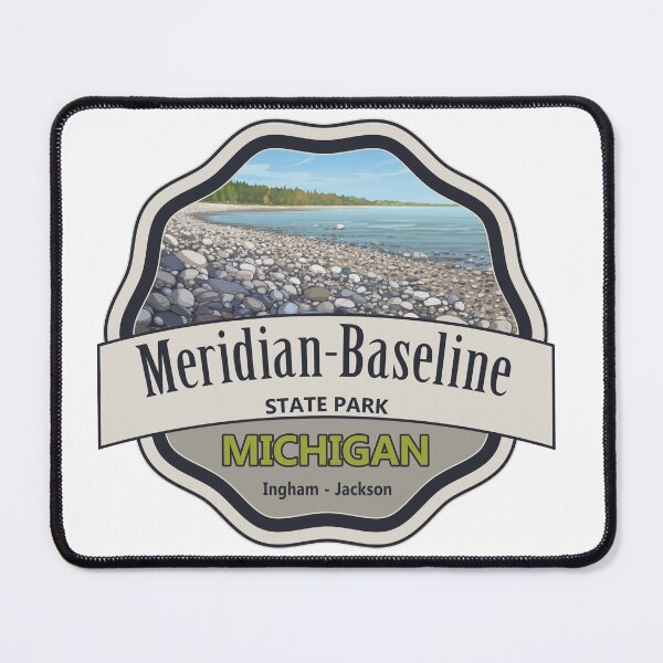 Item preview, Meridian-Baseline State Park, Ingham - Jackson, Michigan designed and sold by Wanderful-roads.