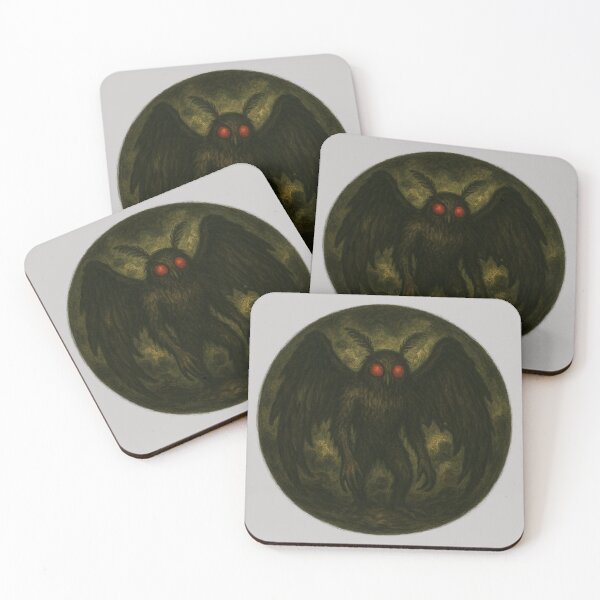 Item preview, Mothman Cryptid Art designed and sold by Planetporridge.