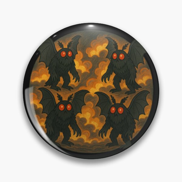 Item preview, Mothman Cryptid Artwork designed and sold by Planetporridge.