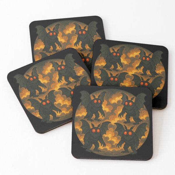 Item preview, Mothman Cryptid Artwork designed and sold by Planetporridge.