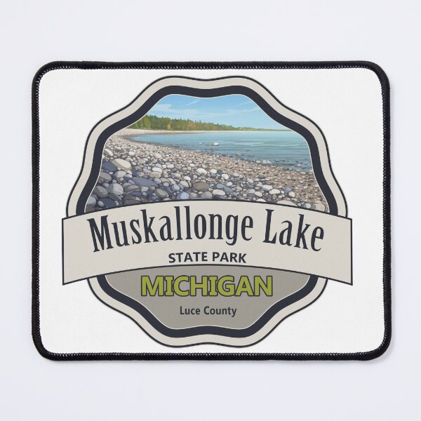 Item preview, Muskallonge Lake State Park, Luce County, Michigan designed and sold by Wanderful-roads.