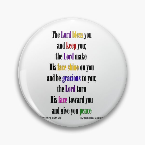 Item preview, The Aaronic Blessing Numbers 6:24-26 designed and sold by JanderraDesigns.