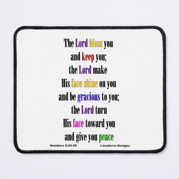 Item preview, The Aaronic Blessing Numbers 6:24-26 designed and sold by JanderraDesigns.