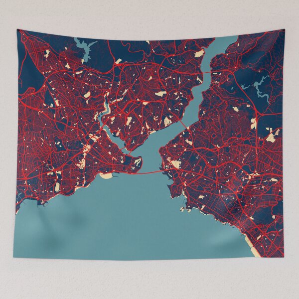 Item preview, Istanbul City Map of Turkey - Hope designed and sold by deMAP.