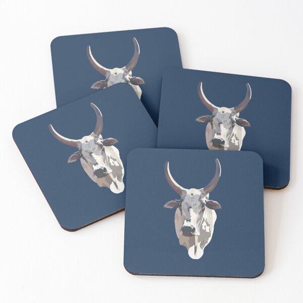 Artikelvorschau, Z steht für Zebu, Zebu – Buckelrind der Tropen Wildlife Illustration entworfen und verkauft von PrettylittlepastelUk.