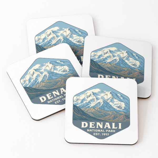 Item preview, Denali National Park Retro Mountain Wilderness Sticker designed and sold by Ismeal Von.