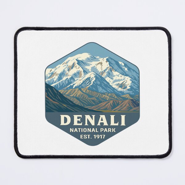 Item preview, Denali National Park Retro Mountain Wilderness Sticker designed and sold by Ismeal Von.