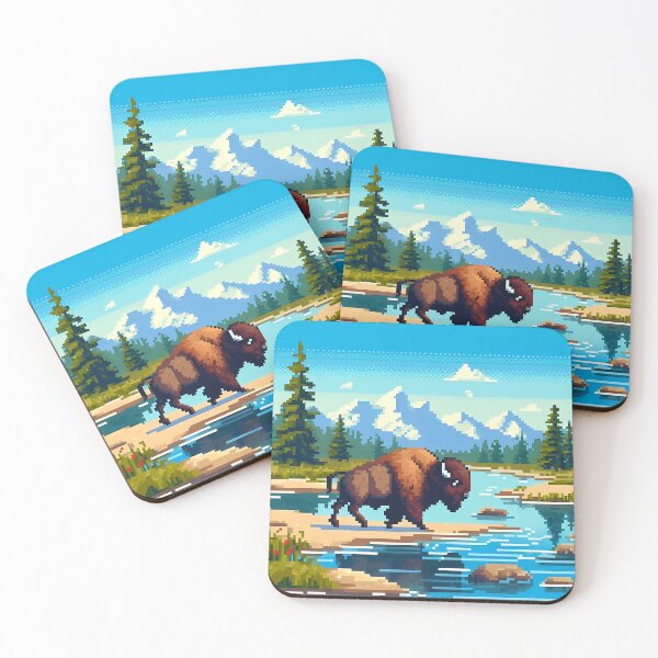 Item preview, Bison Art #21 | Buffalo Bison Lovers designed and sold by ksgraphics222.