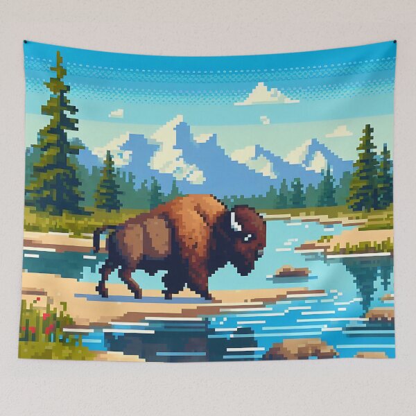 Item preview, Bison Art #21 | Buffalo Bison Lovers designed and sold by ksgraphics222.