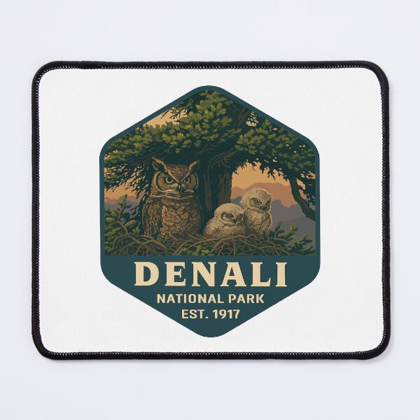 Item preview, Denali National Park Retro Mountain Wilderness Sticker designed and sold by Ismeal Von.