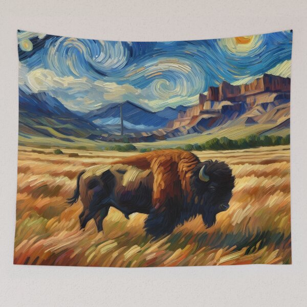 Item preview, Bison Art #22 | Buffalo Bison Lovers designed and sold by ksgraphics222.